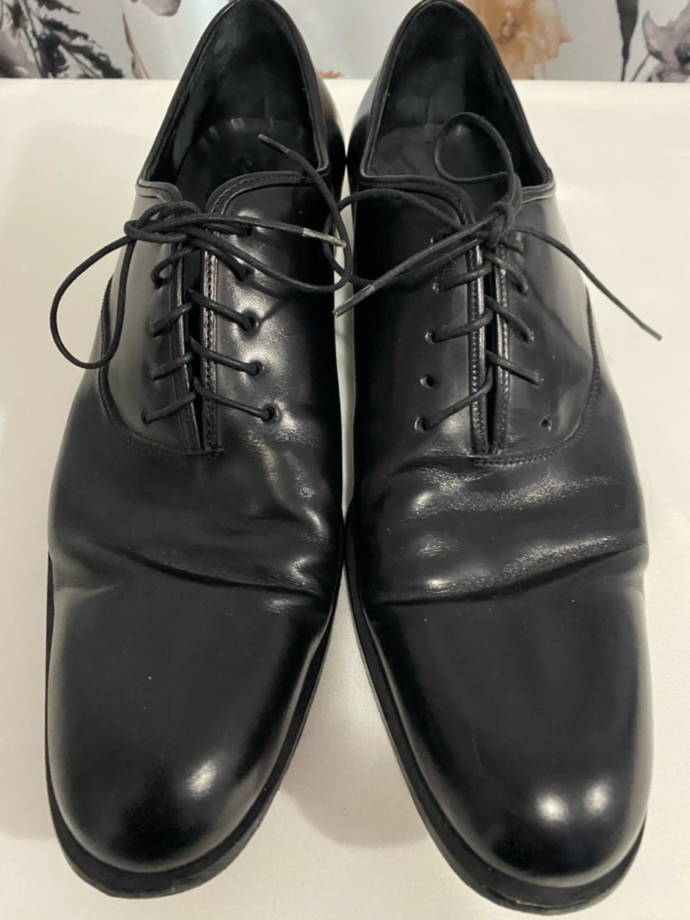 Men’s Salvatore Ferragamo Lace Up Derby Shoes Size 9D